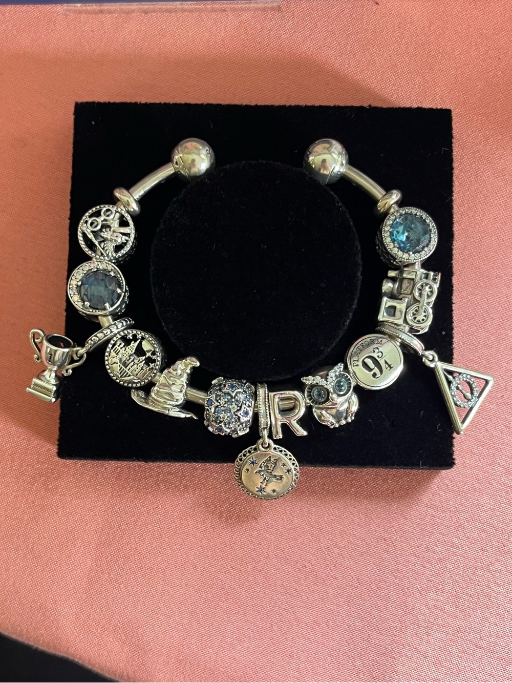 PANDORA Harry Potter Ravenclaw Bracelet 100% AUTHENTIC Retired LIKE NEW